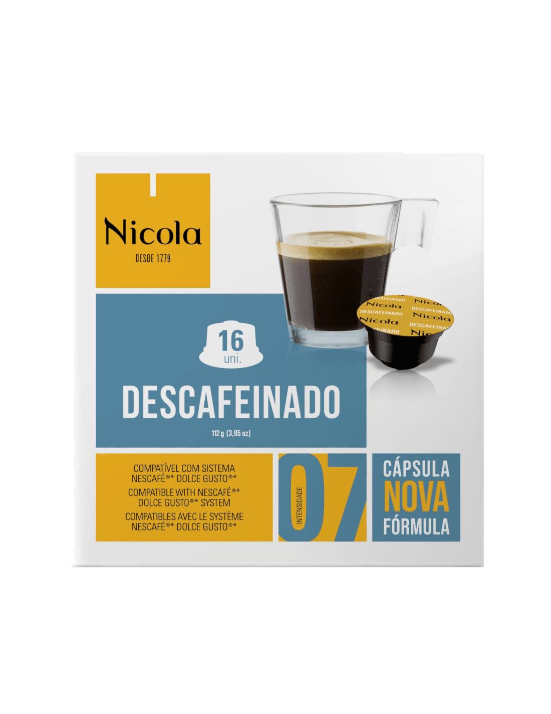 Nicola Descafeinado (cx16) cápsulas - Image 2