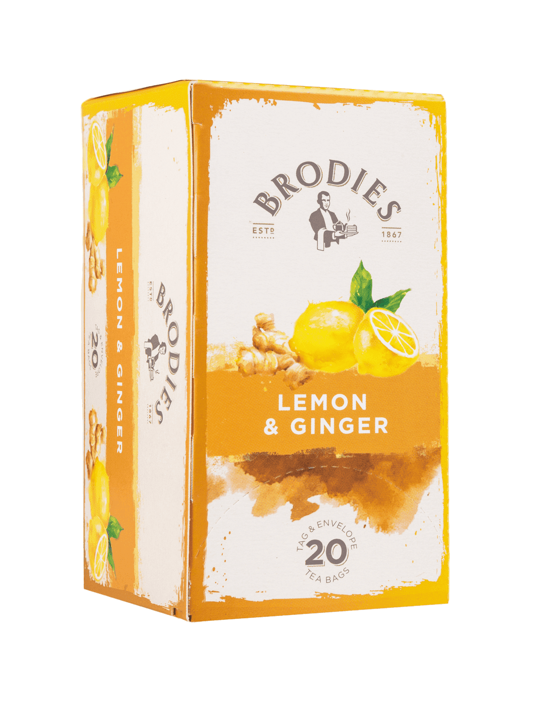 Chá Lemon and Ginger